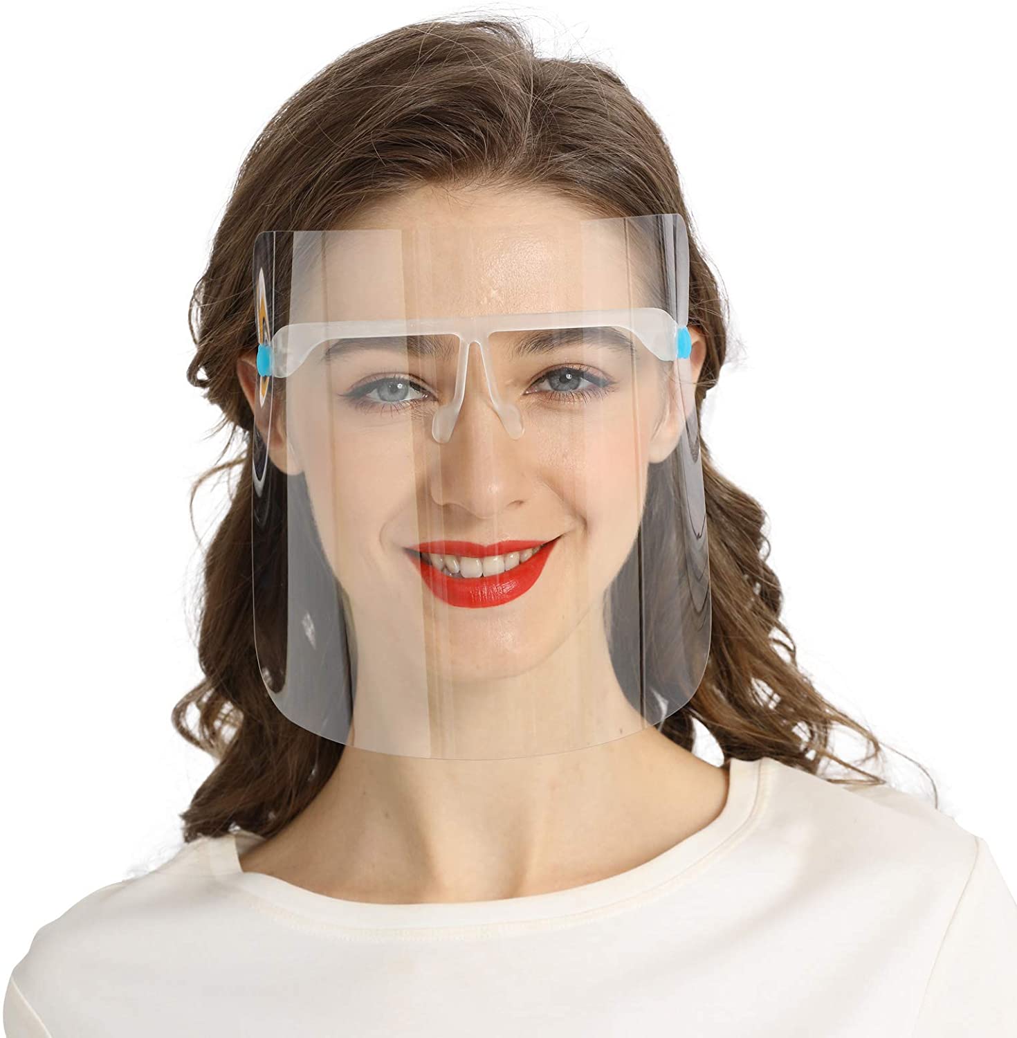 plastic face shield glasses